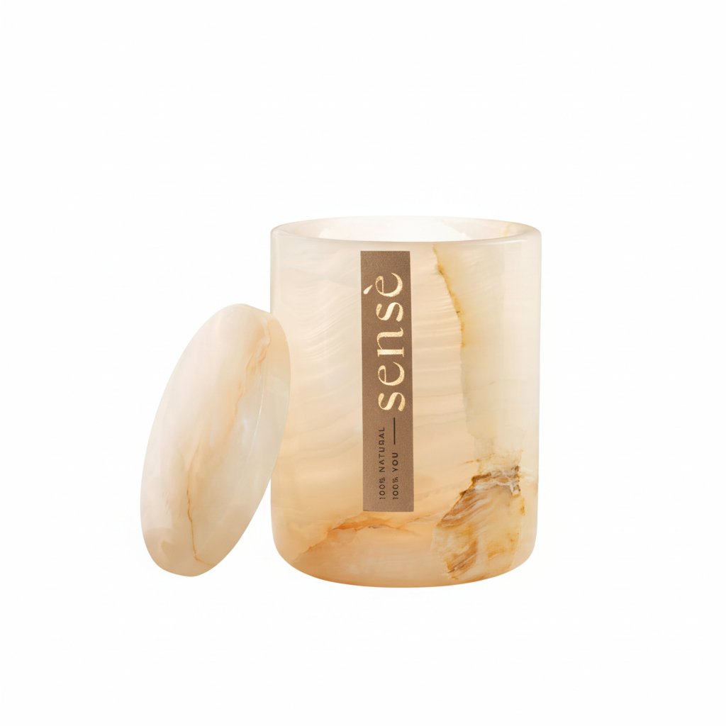 Natural Onyx | candle vessel