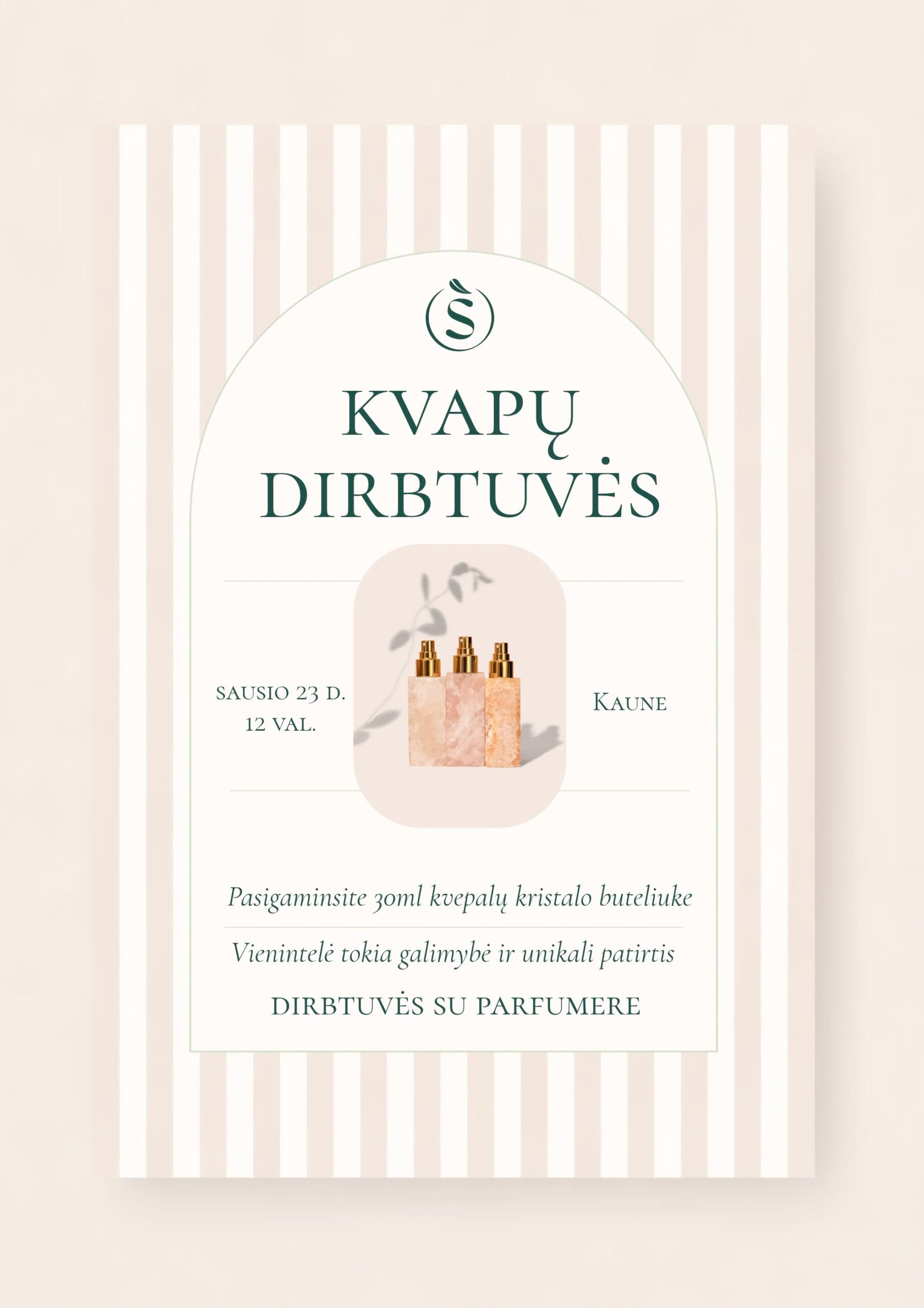 Kvapų Dirbtuvės | sausio 23d.